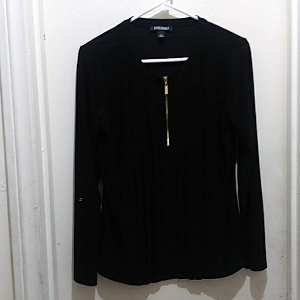 Black longsleeve blouse
